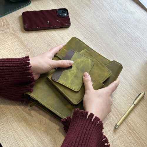 Подарочный набор из натуральной кожи